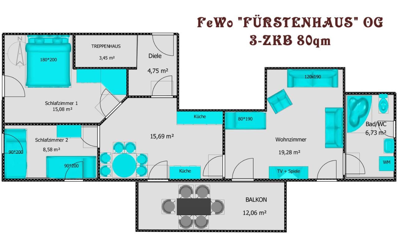 "Fuerstenhaus" Og Hofgeismar-Zentrum! Exterior photo